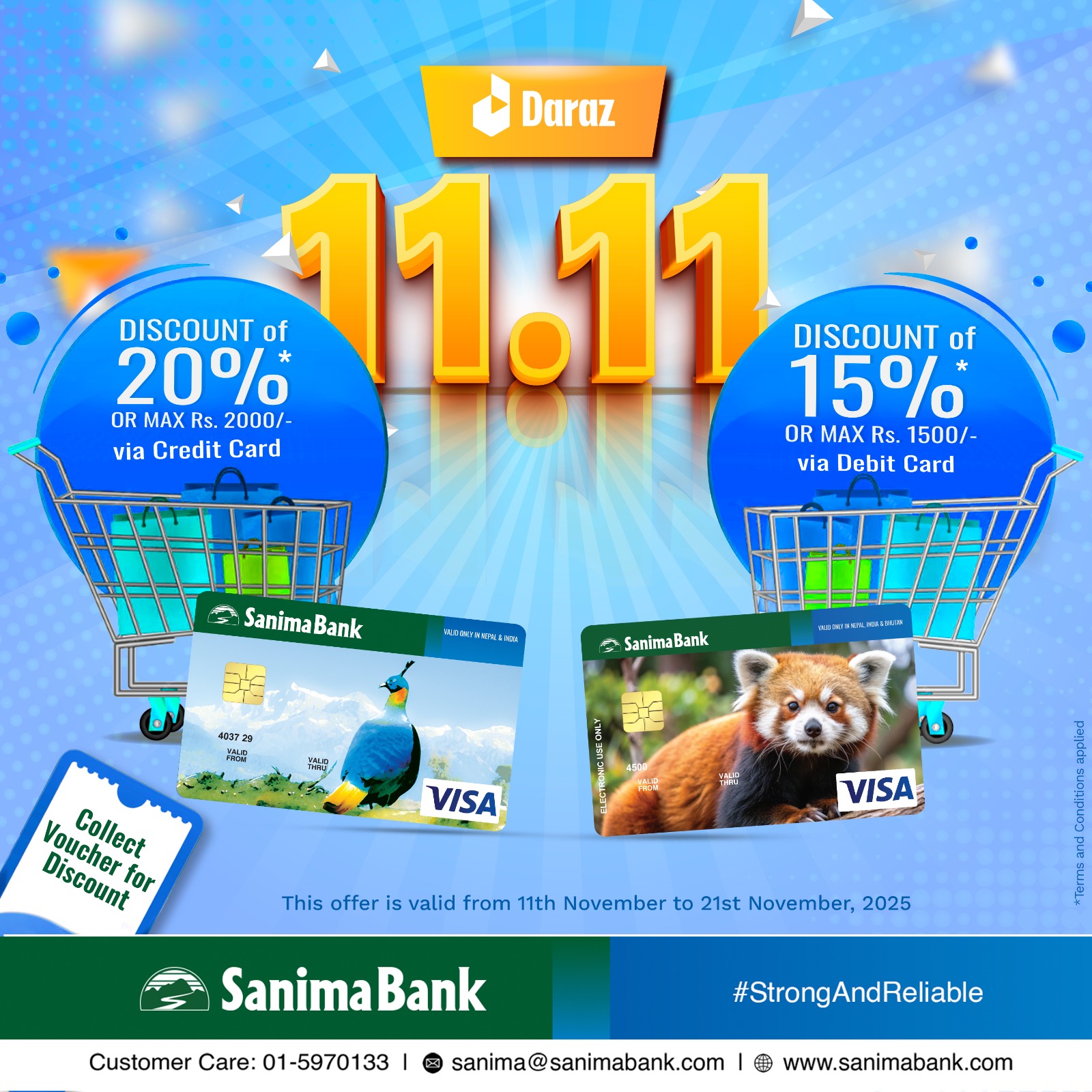 सानिमा बैंकको दराजसँग दराज ११.११ योजनाका लागि सहकार्य