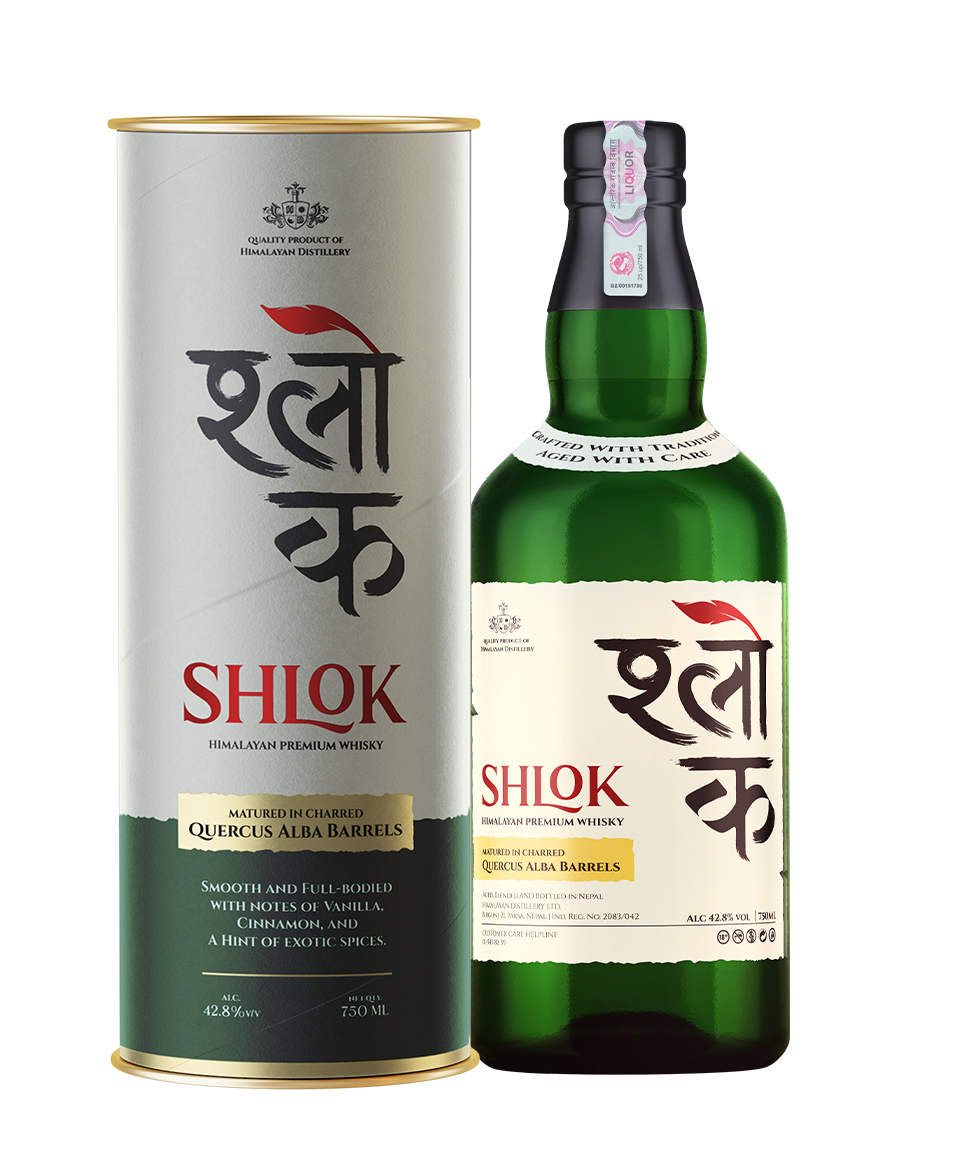 हिमालयन डिस्टिलरी ‘श्लोक’ हिमालयन प्रिमियम ह्विस्की बजारमा
