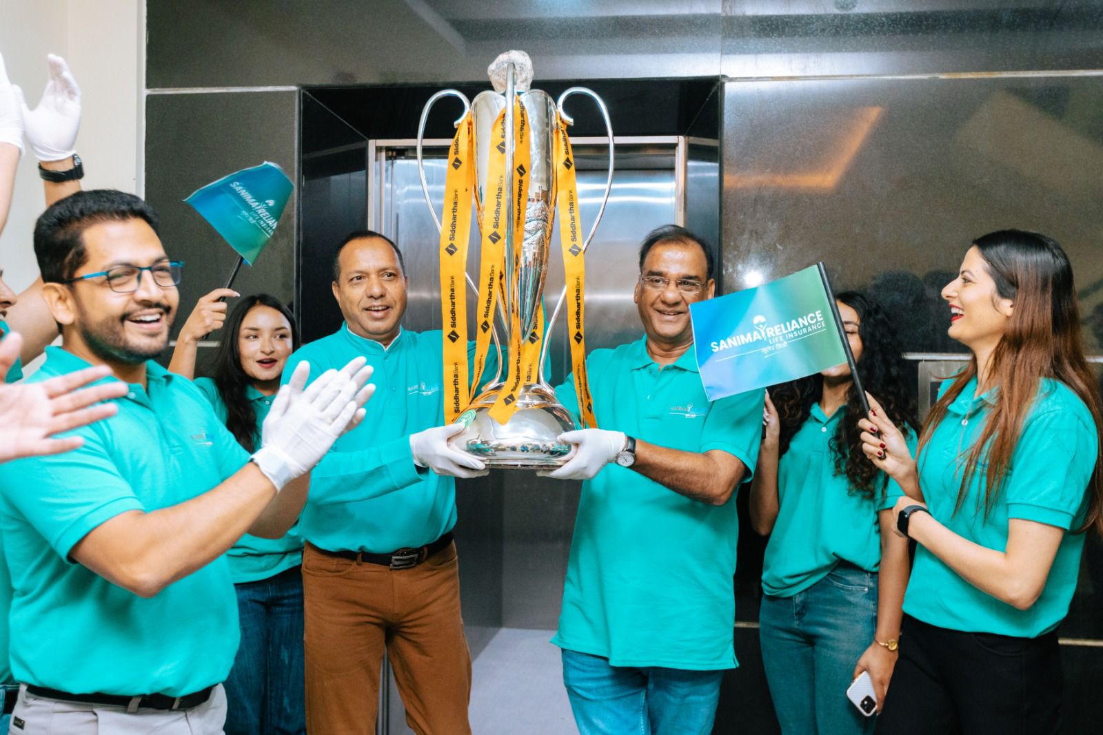 नेपाल प्रिमियर लिगको  दोस्रो संस्करणको ट्रफी टुर सानिमा रिलायन्स लाईफमा