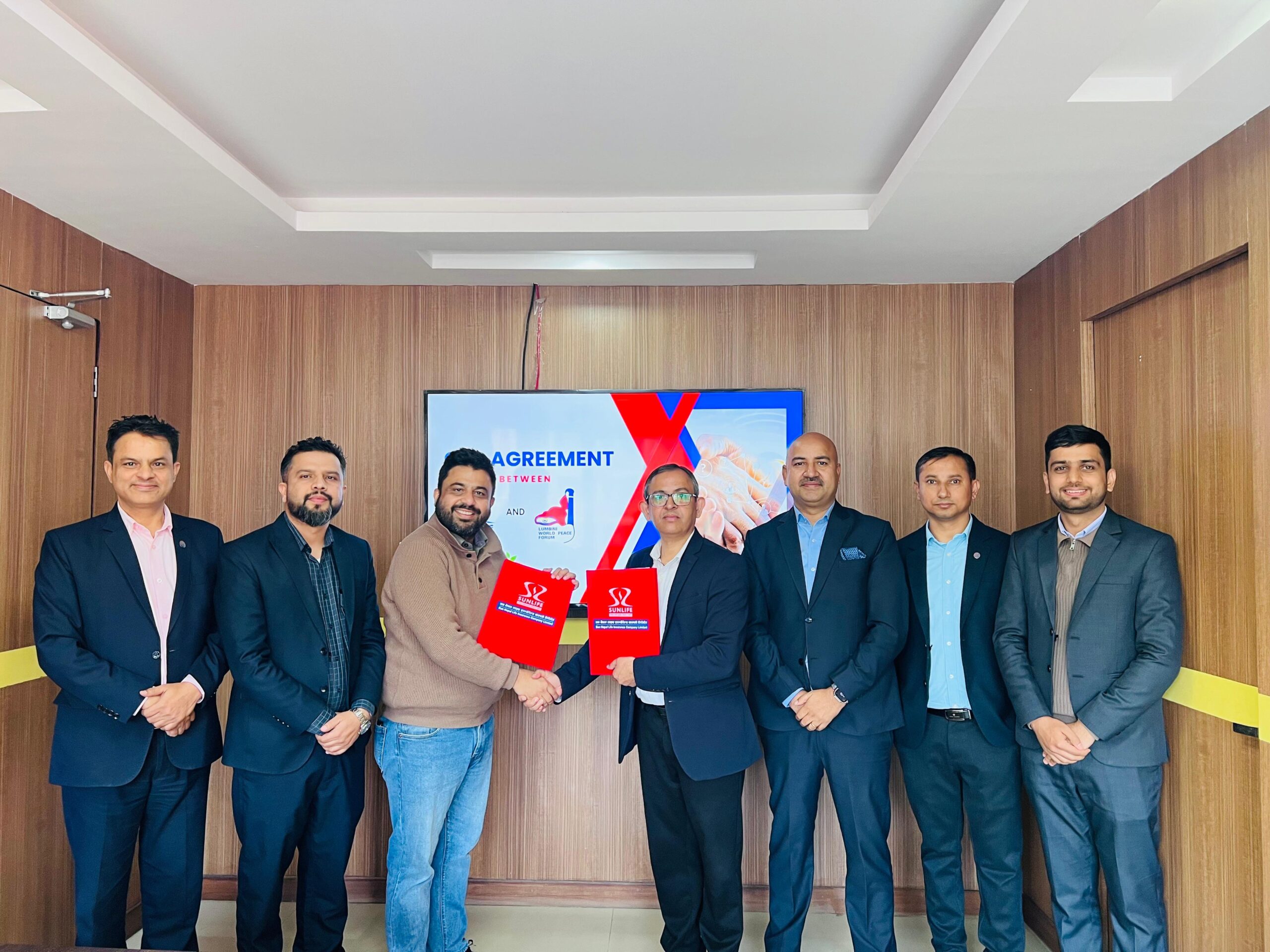 सन नेपाल लाइफ इन्स्योरेन्स र लुम्बिनी वर्ल्ड पीस फोरम बीच ‘१ मिलियन ट्रीज क्याम्पेन’ का लागि CSR सहकार्य