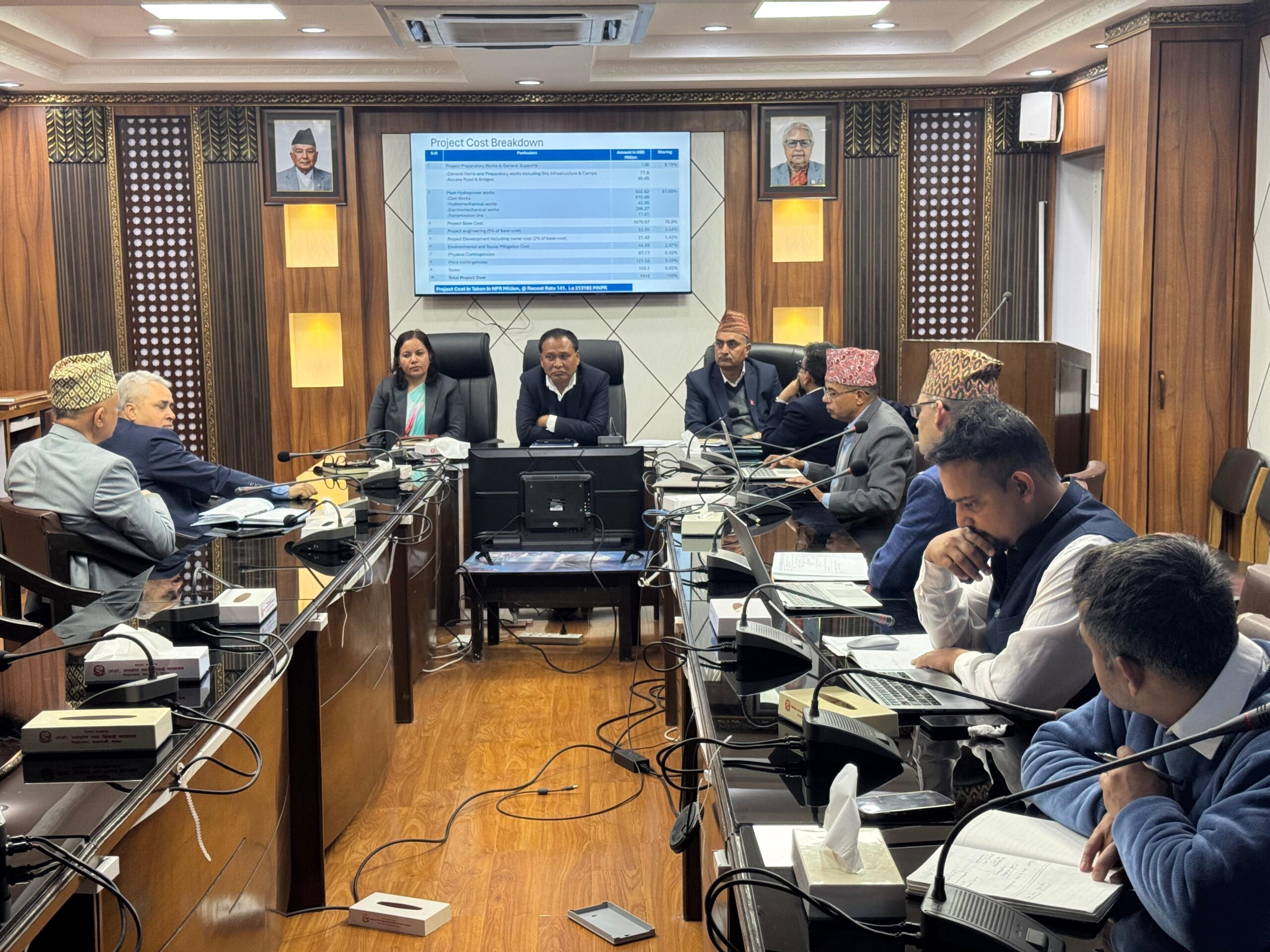 बूढीगण्डकी जलाशययुक्त जलविद्युत आयोजनाको लागत ३ खर्ब ७४ अर्ब, सरकारको ८० र विद्युत प्राधिकरणको २० प्रतिशत सेयर रहने