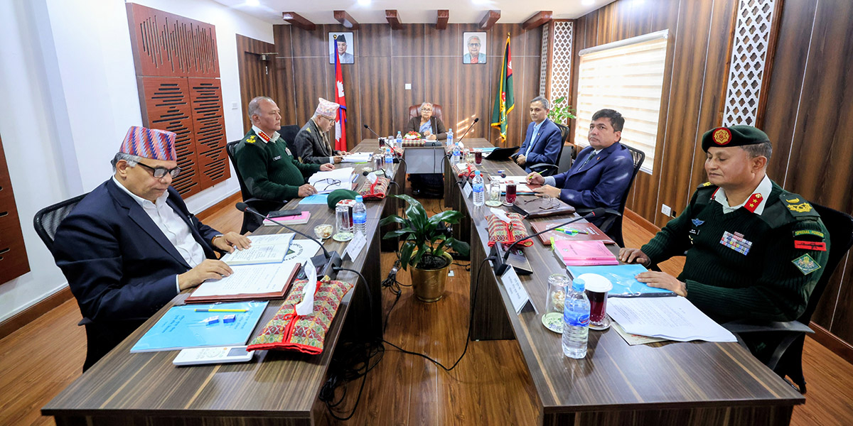 चुनावको सुरक्षाका लागि सेना परिचालन गर्न सिफारिस