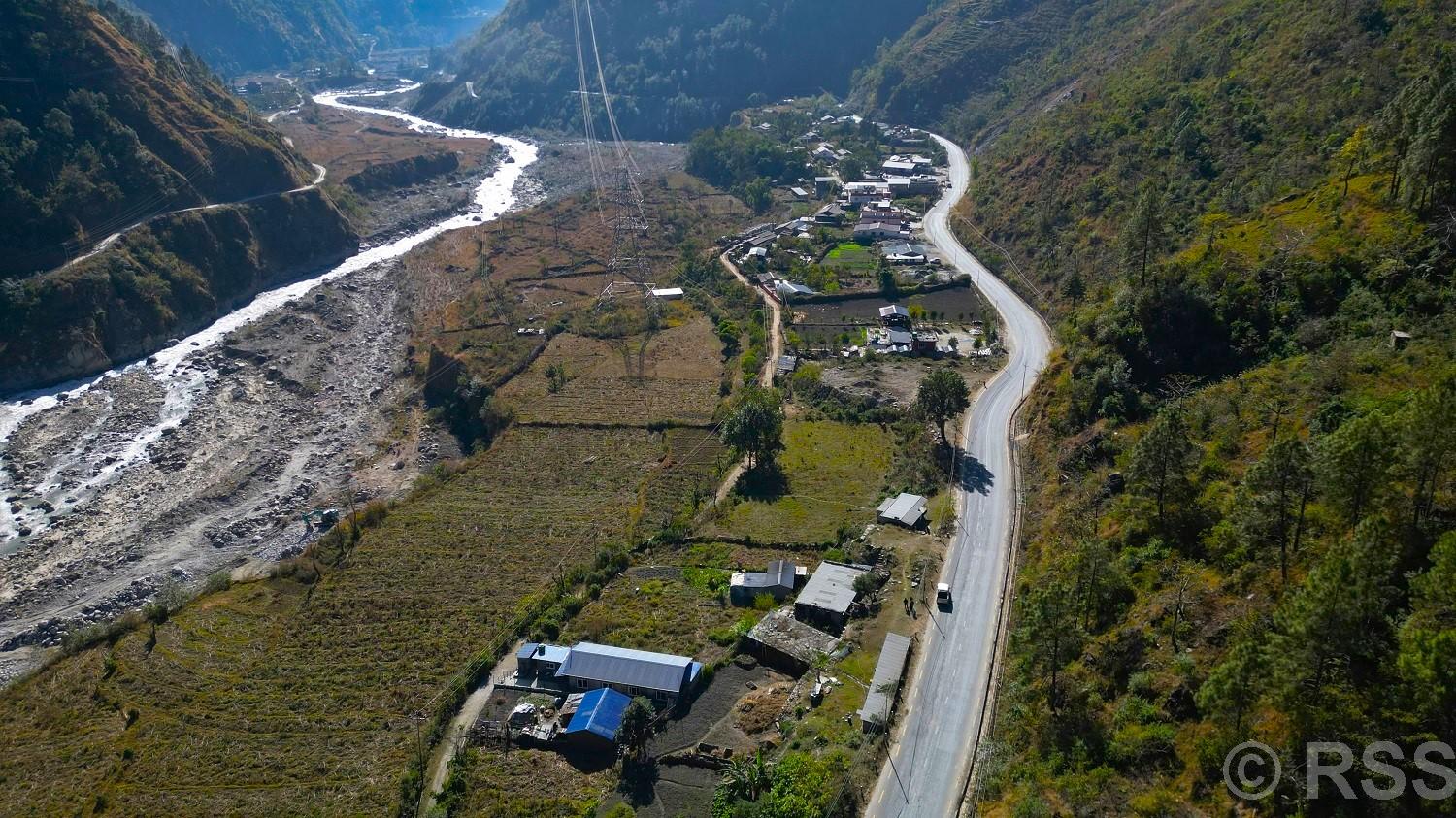 कालीगण्डकी करिडोर : तातोपानी-घाँसा सडक स्तरोन्नतिमा ८ अर्ब २० करोड खर्च