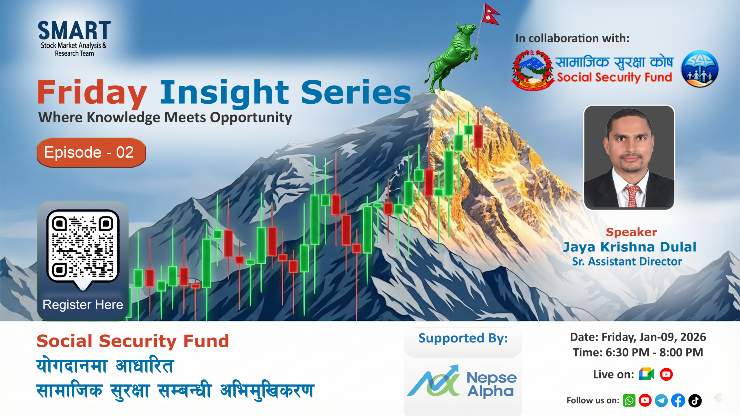 नयाँ वर्ष २०२६ को अवसरमा स्मार्ट फ्राइडे इन्साइट सिरिज अन्तर्गत एपिसोड ०२ आयोजना हुने