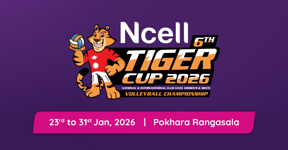 आजदेखि सुरु हुने छैठौँ टाइगर कपमा एनसेलको सहकार्य