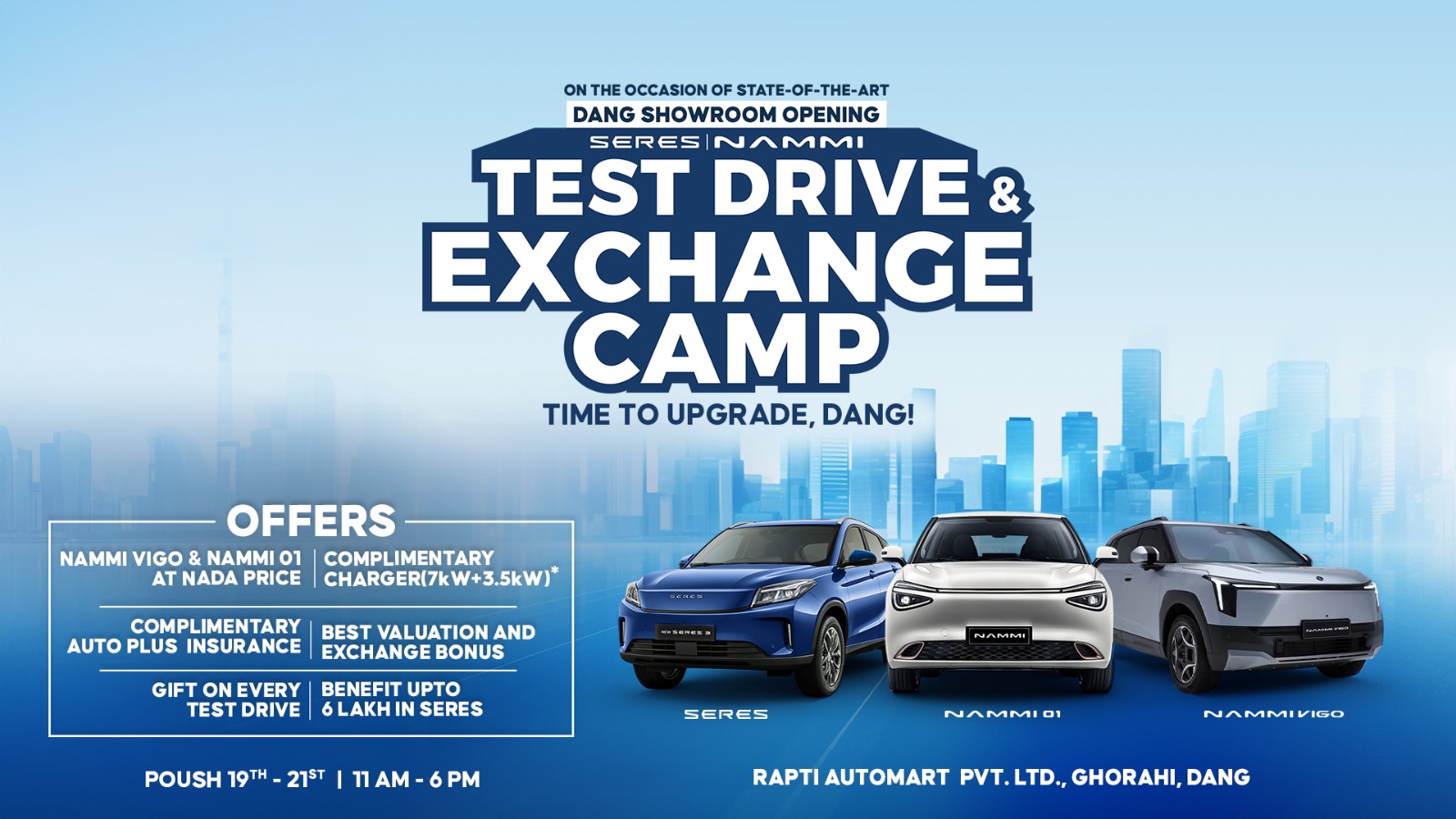 MAW Vriddhi is Bringing Dang’s Biggest Test Drive & Exchange Camp