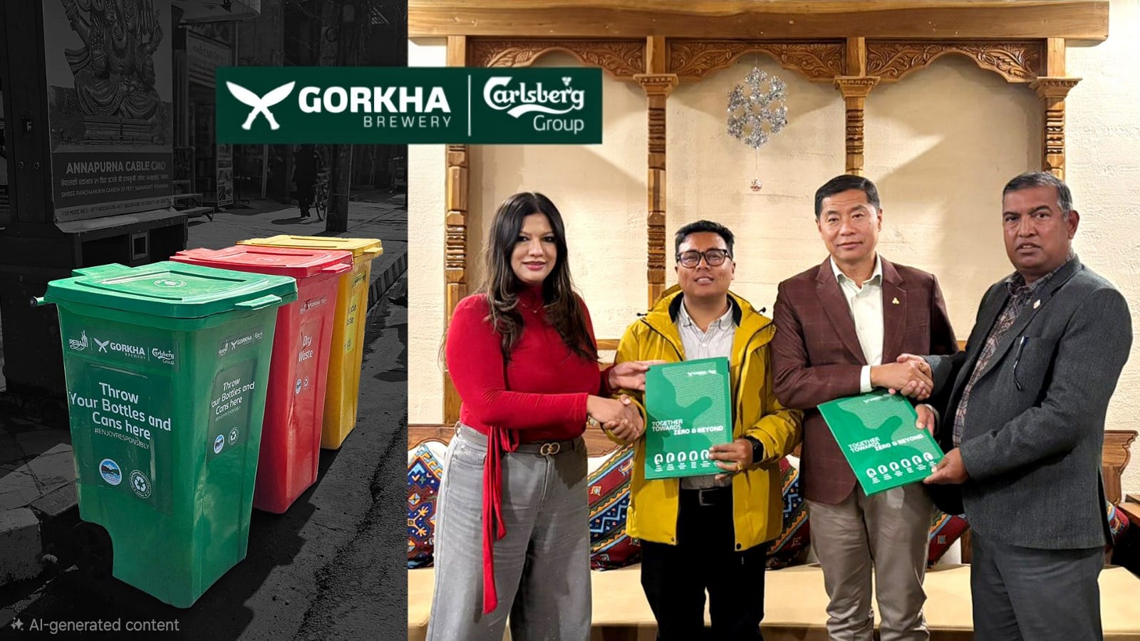 Gorkha Brewery I Carlsberg Group Champions a Cleaner 27th Pokhara Street Festival.