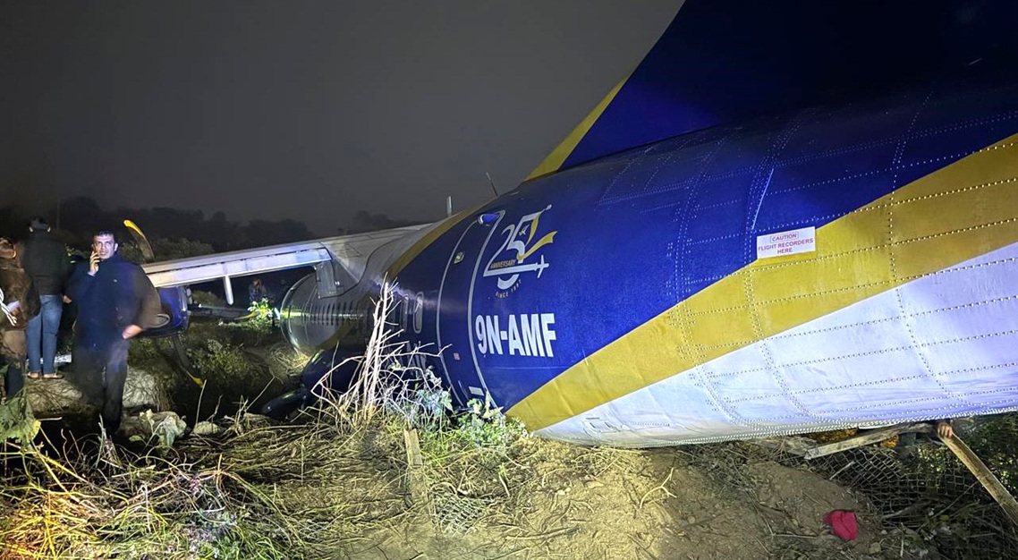 बुद्ध एयर दुर्घटना अनुसन्धान गर्न काठमाडौँबाट चन्द्रगढी विमानस्थल पुग्यो प्राविधिक टोली