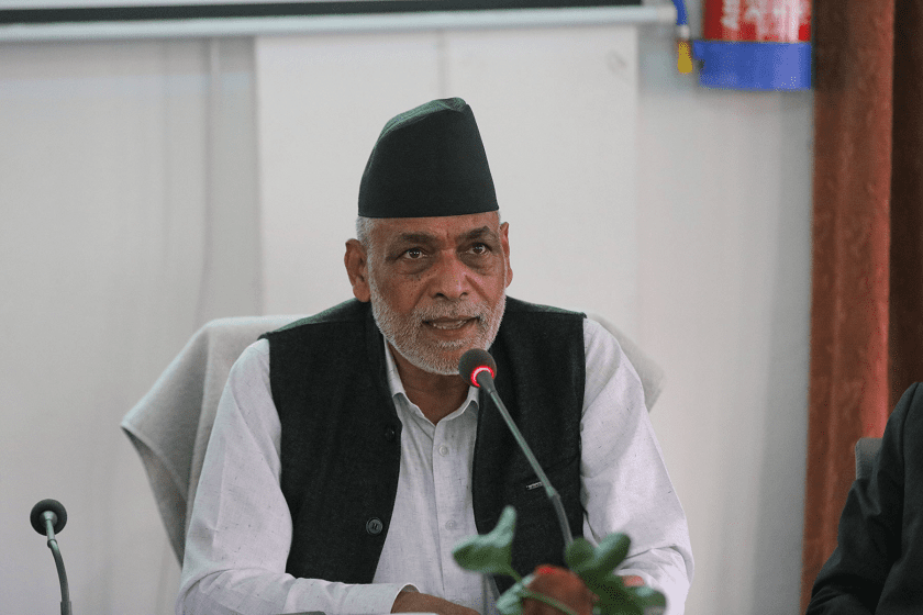 पूर्वमन्त्री रामनाथ अधिकारीले भने-सभापतिमा निर्वाचित गगन कुमार थापा नेतृत्वको टिमलाई बधाई