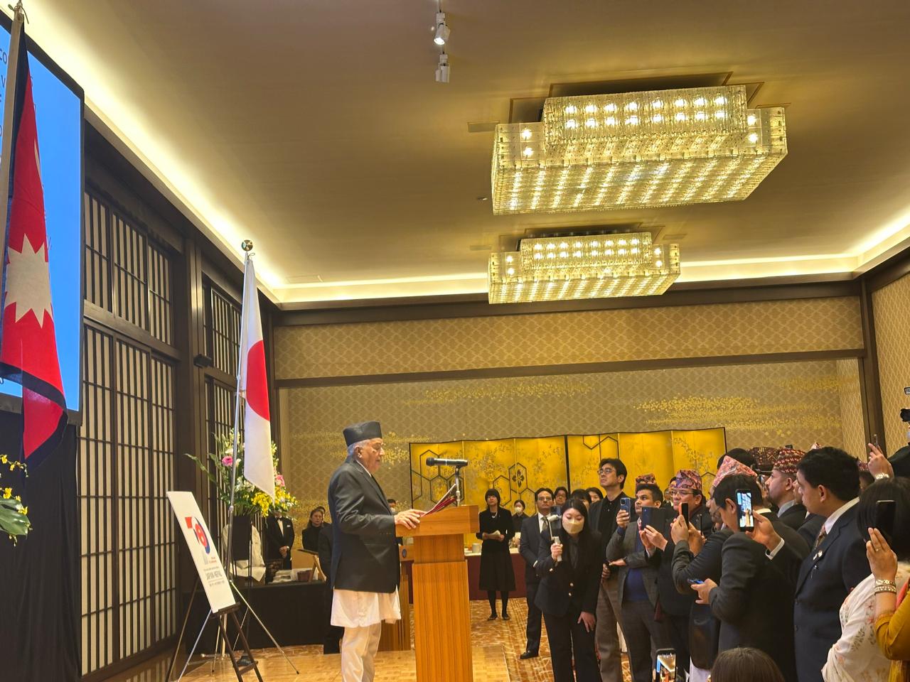 नेपालमा जापानी लगानीकर्तालाई आमन्त्रण गर्न चाहन्छौँः राष्ट्रपति पौडेल