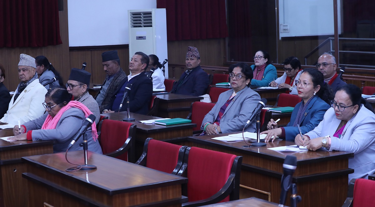 राष्ट्रियसभाः सदाचार नीति छिट्टै ल्याउन सदस्यहरूको आग्रह