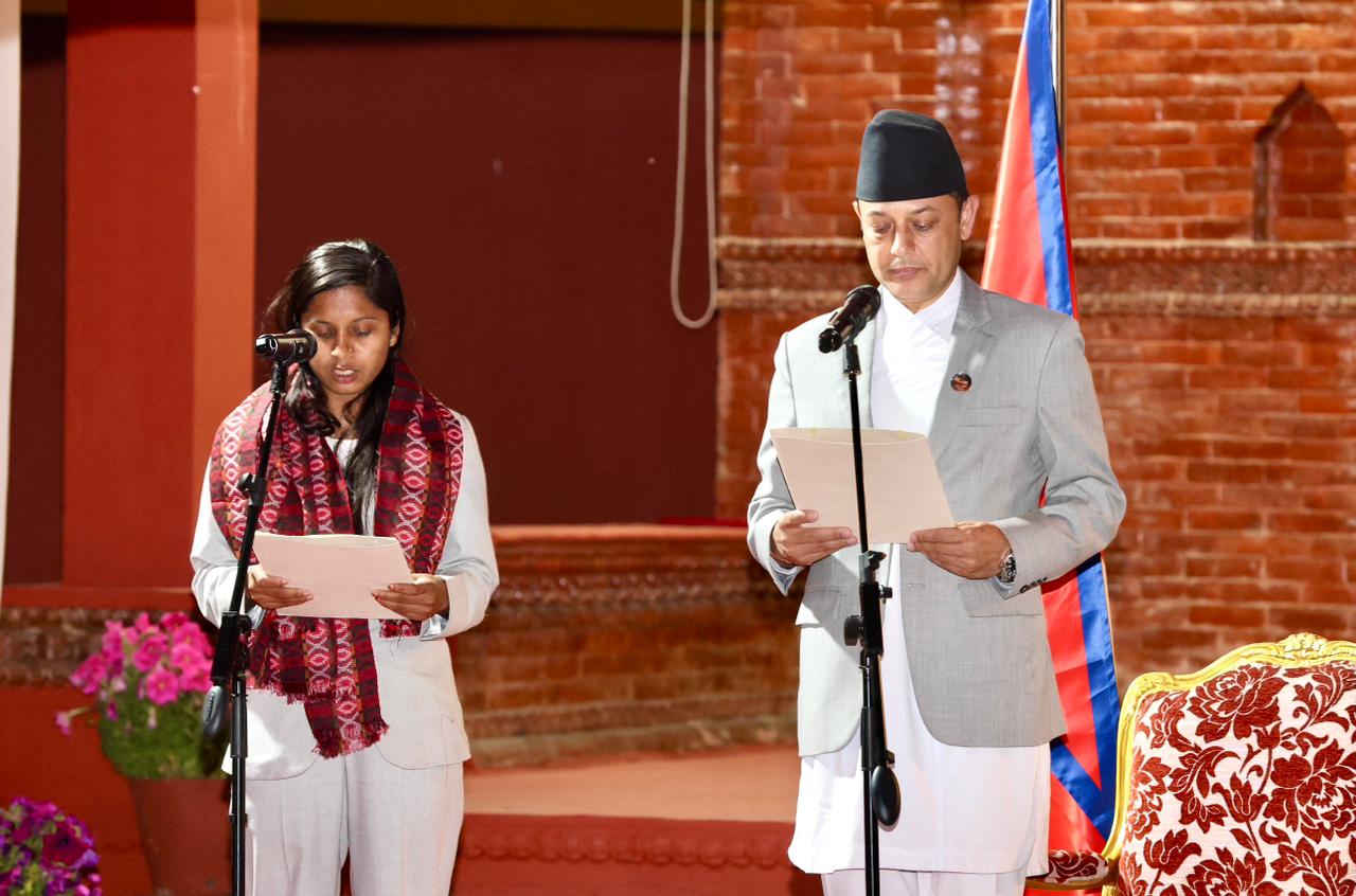 उपसभामुखद्वारा पद तथा गोपनियताको शपथ