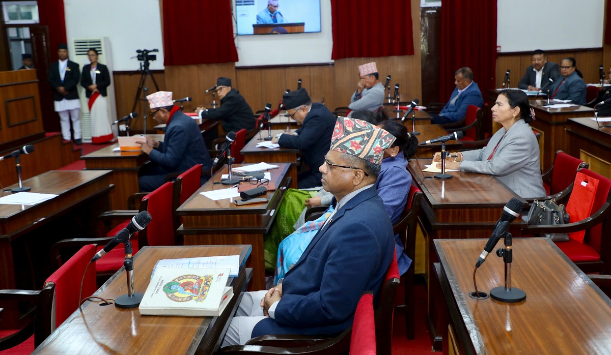 राष्ट्रियसभामा अख्तियारको वार्षिक प्रतिवेदन पेस